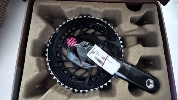 ДВУХСТОРОННЯЯ ЗВЕЗДА SRAM МОЩЕМЕТР С ШАТУНАМИ