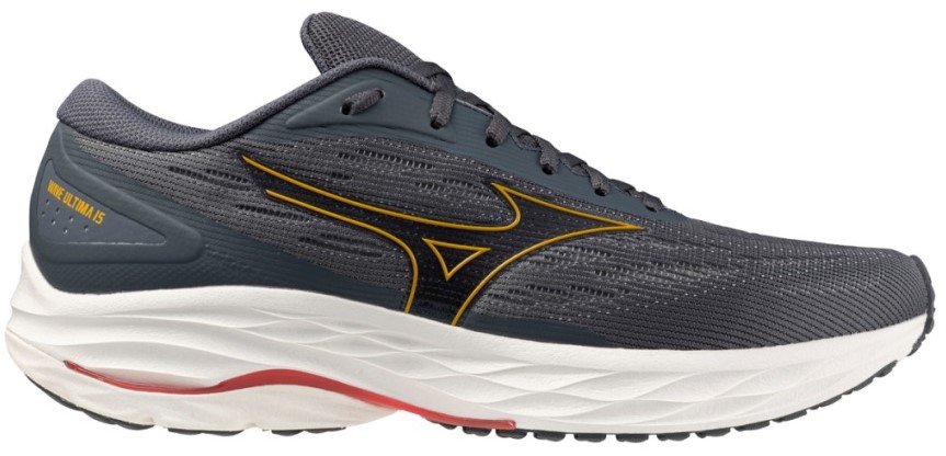 Mizuno Кроссовки мужские Mizuno Wave Ultima 15 Turbulence/Citrus/Cayenne