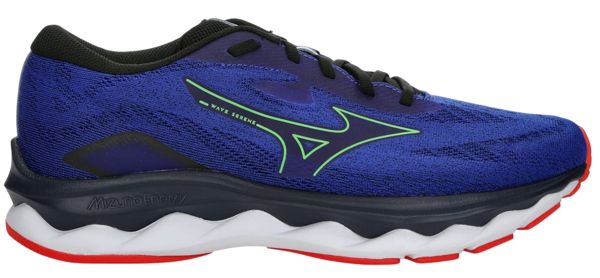 Mizuno Кроссовки мужские Mizuno Wave Serene ReflexBluC/GreenGecko/MIZIgRed