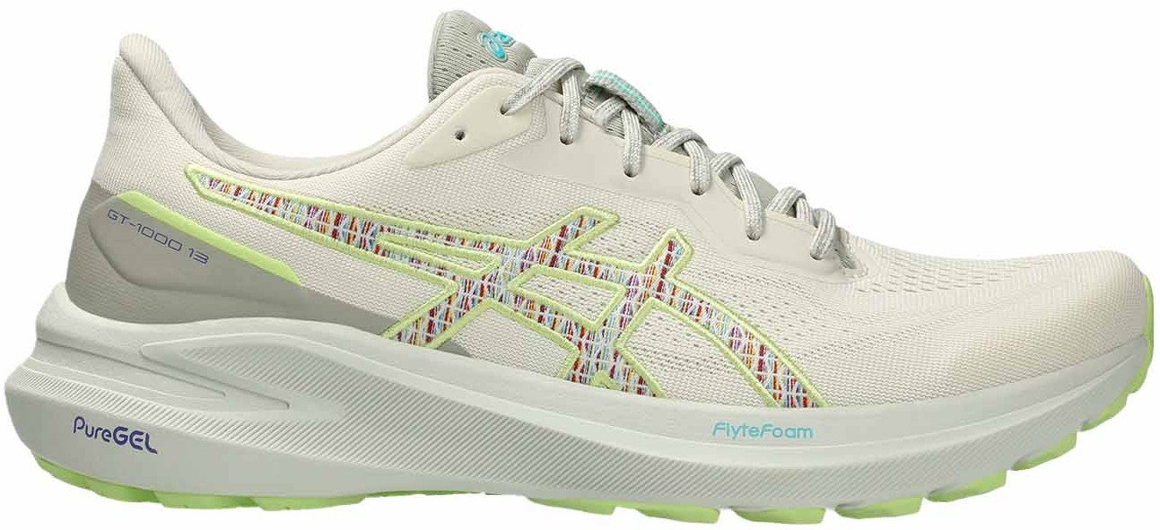 Asics Кроссовки мужские ASICS Gt-1000 13 Tr Nature Bathing/Lime Green