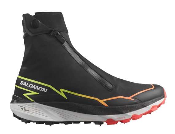 Salomon Кроссовки Salomon Winter Cross Spike Black/Neon Flame/Safety Yellow