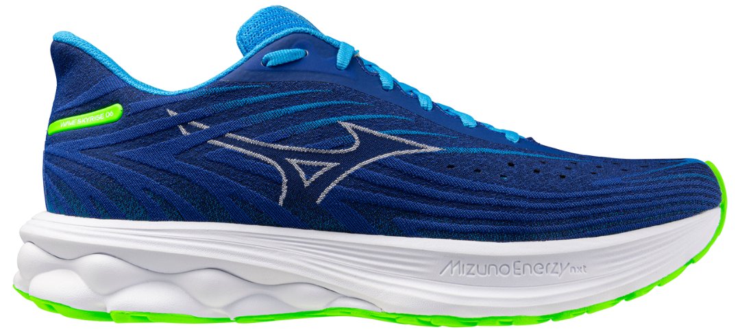 Mizuno Кроссовки мужские Mizuno Wave Skyrise 6 Reflex Blue C/White/Blue Pace