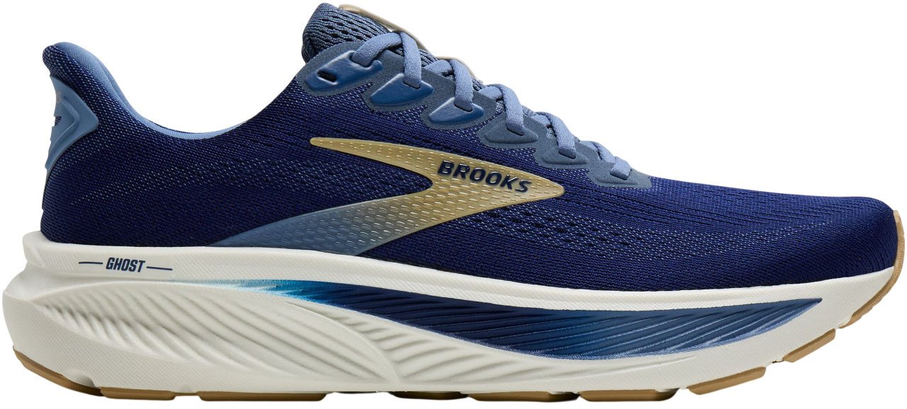 Brooks Кроссовки мужские Brooks Ghost 17 Beacon Blue/Moonlight/Starfish