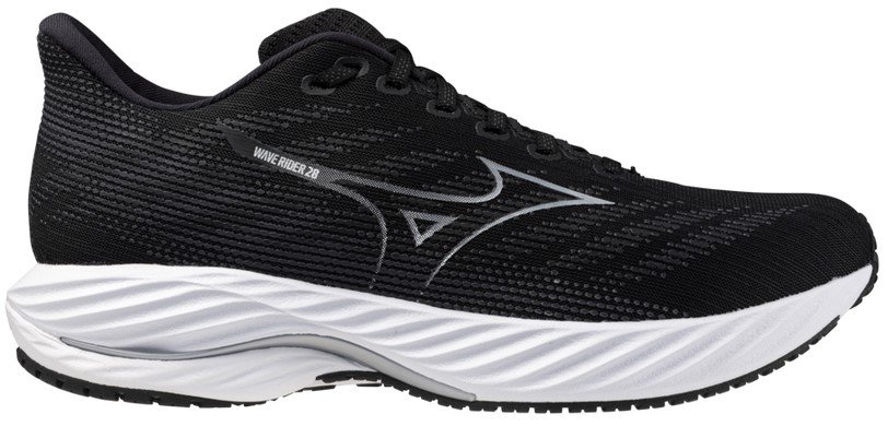 Mizuno Кроссовки мужские Mizuno Wave Rider 28 Wide Black/Silver/Ebony