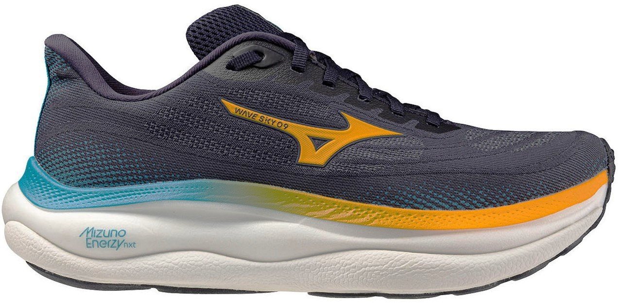 Mizuno Кроссовки мужские Mizuno Wave Sky 9 Baritone Blue/Citrus/Capri Bre