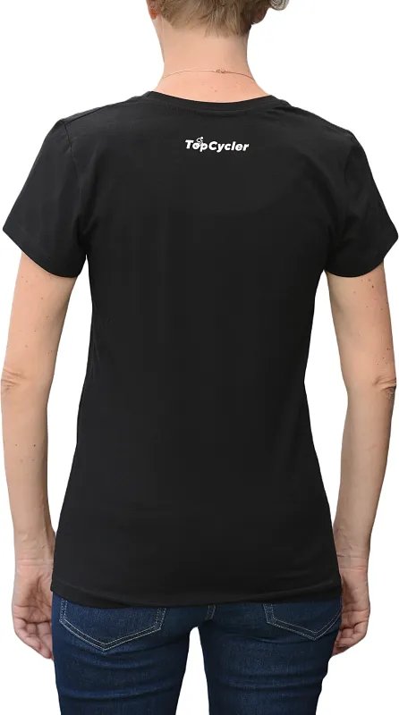 Футболка TopCycler WOM Le Velo black