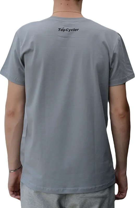 Футболка Муж TopCycler Le Velo grey