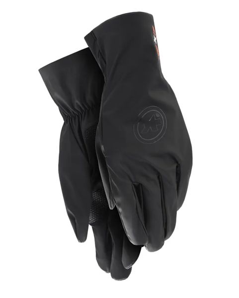 велоперчатки assos rsr thermo rain shell gloves blackseries