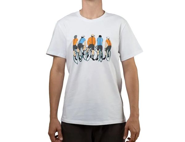 Футболка Муж TopCycler Cyclists  Белая