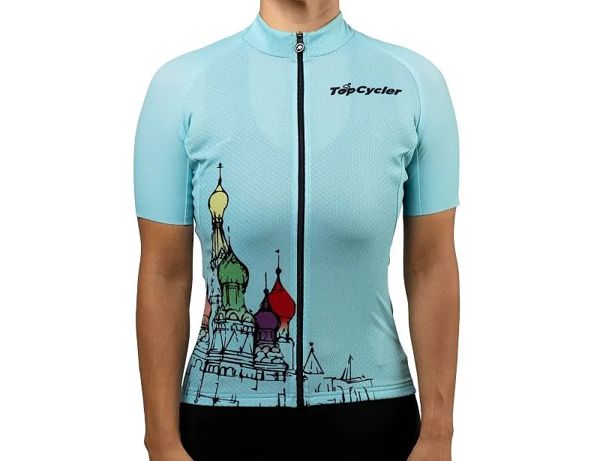 Джерси ASSOS WOM TopCycler СОБОР Бирюзовый