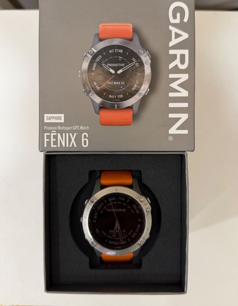GARMIN FENIX 6 TITANIUM SAPPHIRE