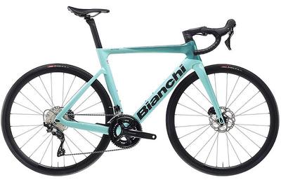 Велосипед шоссе Bianchi Oltre Race Shimano 105 Di2 Disc 12sp (metallic celeste)