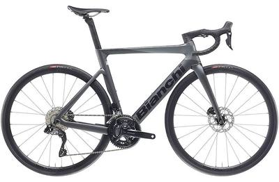 Велосипед шоссе Bianchi Oltre Race Shimano 105 Di2 Disc 12sp (grey - black)