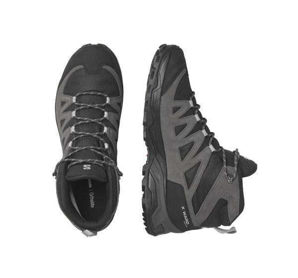 Salomon ботинки мужские X ward leather mid gtx