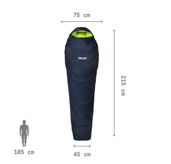 Millet спальный мешок Baikal 1100 Reg