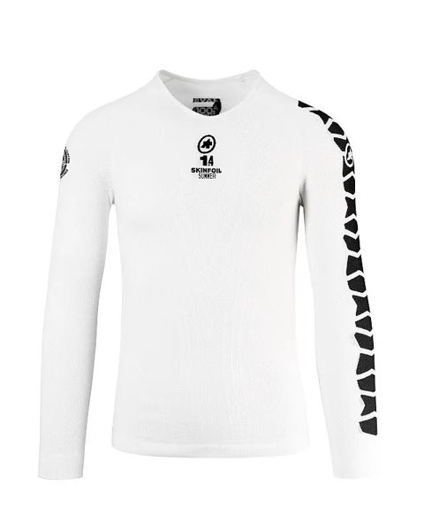 Термомайка с длинным рукавом Унисекс ASSOS LS.skinfoil Summer evo7 holy White