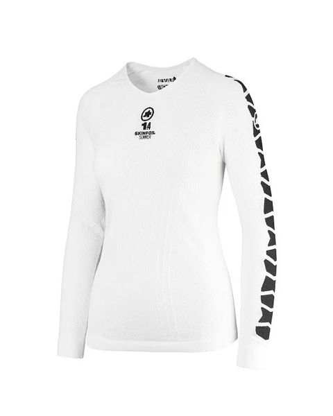 Термомайка с длинным рукавом Унисекс ASSOS LS.skinfoil Summer evo7 holy White