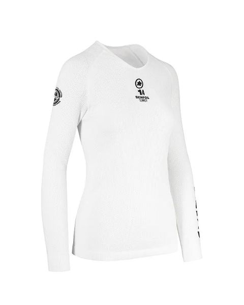 Термомайка с длинным рукавом Унисекс ASSOS LS.skinfoil Summer evo7 holy White